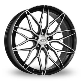 DOTZ Wheels SUZUKA Schwarz Frontpoliert
