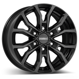 DEZENT Wheels KC Schwarz Glänzend