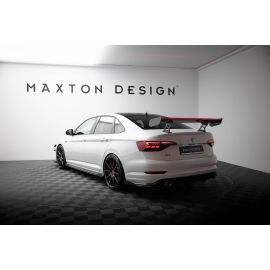 Carbon Spoiler With Internal Brackets Uprights + LED Volkswagen Jetta GLI Mk7