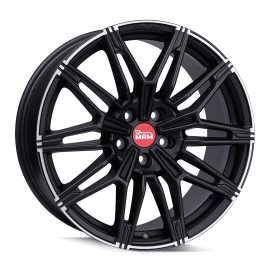 MAM Wheels B3N Matt Black Lip Polish