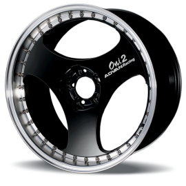 ADVAN Wheels Oni2 Progressive Machining & Racing Gloss Black
