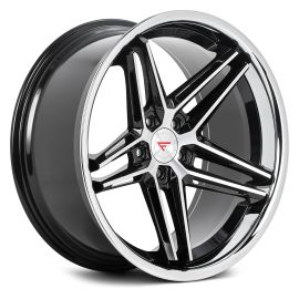 Ferrada Wheels CM1 Machine Black Chrome Lip Super Deep Concavity Series 23