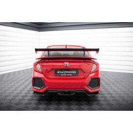 Carbon Spoiler With Internal Brackets Uprights Honda Civic SI Mk10
