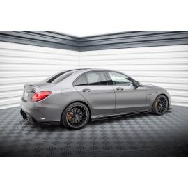 Street Pro Seitenschweller Diffusor + Flaps Mercedes-AMG C63 Sedan / Estate W205 Facelift