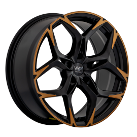 WP Wheels 544 Matt-Schwarz Bronze-Randpoliert