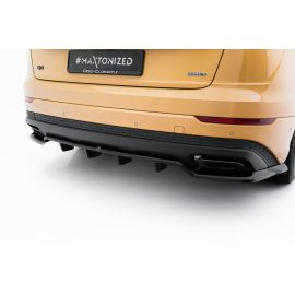 Hinten Splitter (mit einem vertikalem balken) Audi Q8 Mk1 Facelift