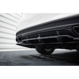 Hinten Splitter (mit einem vertikalem balken) Mercedes-AMG C63 Sedan / Estate W205 / S205