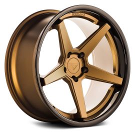 Ferrada Wheels FR3 Slight Concavity Matte Bronze/Gloss Black Lip