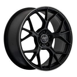 WP Wheels 470 Matt-Schwarz Randpoliert