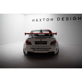 Carbon Spoiler With Internal Brackets Uprights V.2 + LED BMW 1 M E82