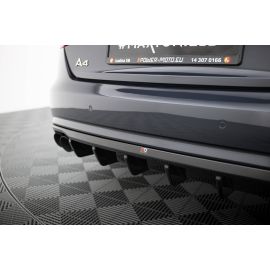 Heckansatz Audi A4 / S4 / RS4 B8 Facelift (Einseitige DoppelAuspuffVersion)