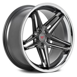 Ferrada Wheels CM1 Matte Graphite Chrome Lip Super Deep Concavity Series 23