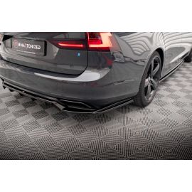 Hinten Splitter (mit einem vertikalem balken) Volvo V90 / S90 R-Design Mk2