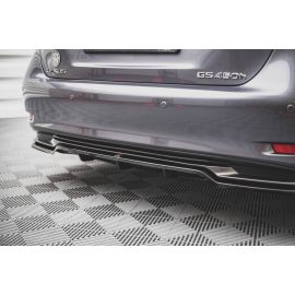 Hinten Splitter (mit einem vertikalem balken) Lexus GS F Sport Hybrid Mk4 (L10)