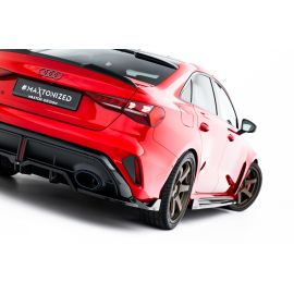 Hinten Splitter (mit einem vertikalem balken) V.2 Audi A3 / S3 / RS3 Sedan 8Y Facelift