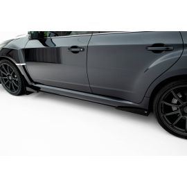 Street Pro Seitenschweller Diffusor + Flaps Subaru Impreza WRX STI Mk3 Facelift