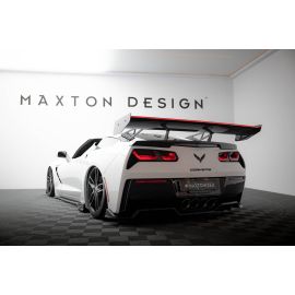 Carbon Spoiler With Upper Swan Mounting + LED Chevrolet Corvette Stingray / Grand Sport C7