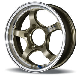 ADVAN Wheels RJ-D2 Machining & Champagne Gold
