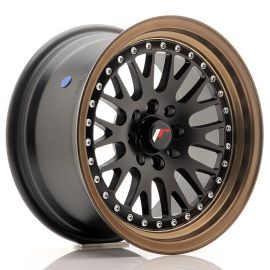 Japan Racing Wheels JR10 Matt Black Bronze Lip