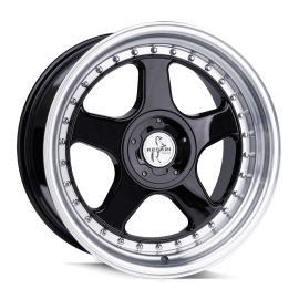 Keskin Wheels KT1 Black Lip Polish