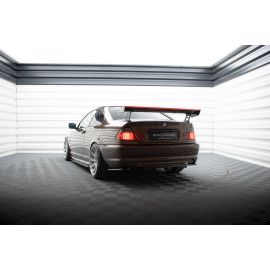 Carbon Spoiler With External Brackets Uprights + LED BMW 3 Coupe E46