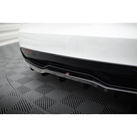 Hinten Splitter (mit einem vertikalem balken) V.1 Tesla Model S Plaid Mk1 Facelift