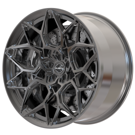 Rusch Wheels RVR Monoblock Dark Brushed Black