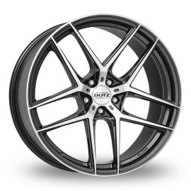 DOTZ Wheels Lagunaseca Gunmetal Frontpoliert