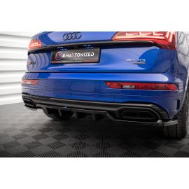 Hinten Splitter (mit einem vertikalem balken) Audi SQ5/Q5 S-Line SUV Mk2 Facelift
