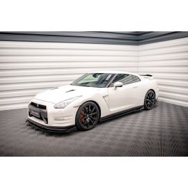 Seitenschweller Diffusor + Flaps Nissan GTR R35 Facelift