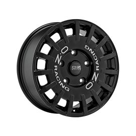 Rally Racing Van Matt Black Silver Lettering