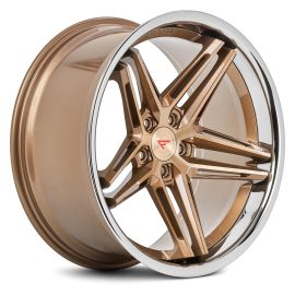 Ferrada Wheels CM1 Brushed Cobre Chrome Lip Super Deep Concavity Series 23