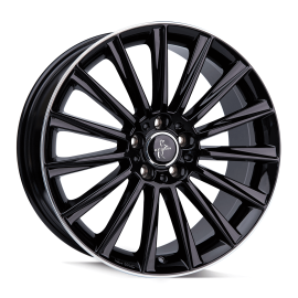 Keskin Wheels KT18 Black Lip Polish