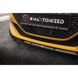 Front Diffusor V.1 + Flaps Peugeot 208 GT Mk2