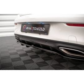 Hinten Splitter (mit einem vertikalem balken) Mercedes-Benz C Coupe AMG-Line C205 Facelift