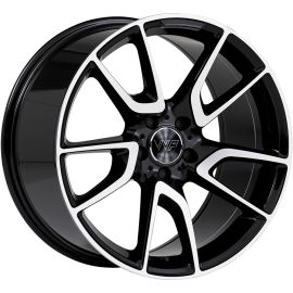 WP Wheels 733 Glanz-Schwarz Frontpoliert