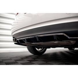 Hinten Splitter (mit einem vertikalem balken) Audi A5 / S5 / RS5 Coupe 8T Facelift