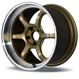 ADVAN Wheels R6 Machining & Racing Brass Gold