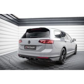 Hinten Splitter (mit einem vertikalem balken) Volkswagen Passat R-Line B8 Facelift