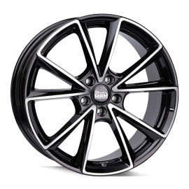 MAM Wheels A5 Black Front Polish