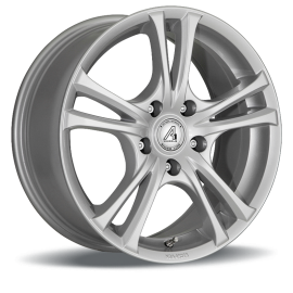 A1 Wheels Twinspoke-5 Silver Metallic