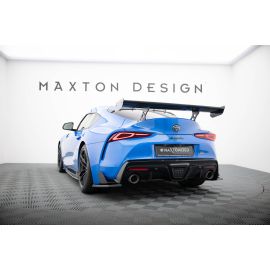 Carbon Spoiler With External Brackets Uprights Toyota Supra Mk5