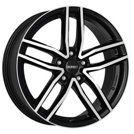 DEZENT Wheels TR Schwarz Glänzend Frontpoliert