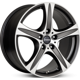 Ronal Wheels R55 SUV Mattschwarz Frontkopiert