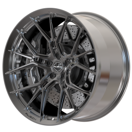 Rusch Wheels RZ-1R Monoblock Dark Brushed Black