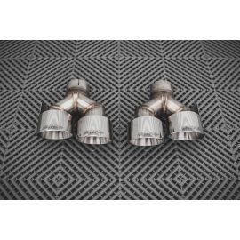 Heckansatz + Milltek Sport Auspuffverlängerung Audi A3 / S3 / RS3 Sportback 8V Facelift