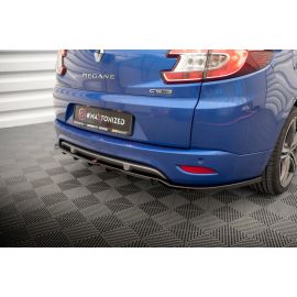 Hinten Splitter (mit einem vertikalem balken) Renault Megane GT Line Grandtour Mk3 Facelift