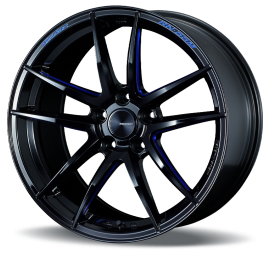 WEDS Wheels RN-55M Black Machined Blue