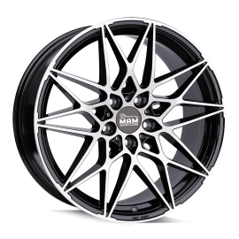MAM Wheels B2N Black Front Polish