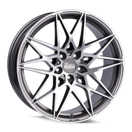 MAM Wheels B2 Palladium Front Polish